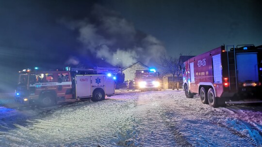 Groźny pożar stodoły w święta