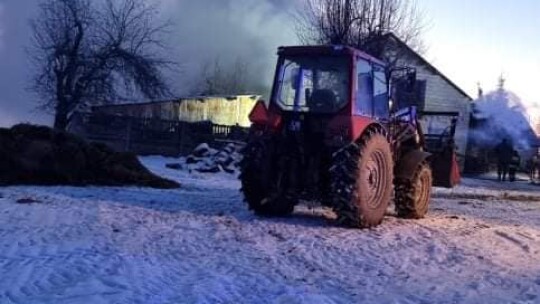 Groźny pożar stodoły w święta