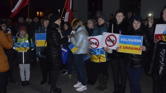 Garwolin pokazał solidarność z Ukrainą [wideo]