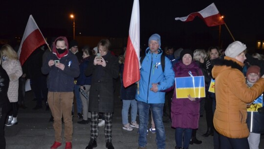 Garwolin pokazał solidarność z Ukrainą [wideo]