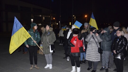 Garwolin pokazał solidarność z Ukrainą [wideo]