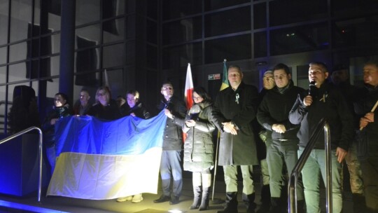 Garwolin pokazał solidarność z Ukrainą [wideo]