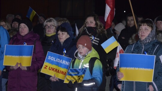 Garwolin pokazał solidarność z Ukrainą [wideo]