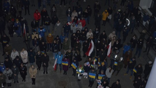 Garwolin pokazał solidarność z Ukrainą [wideo]