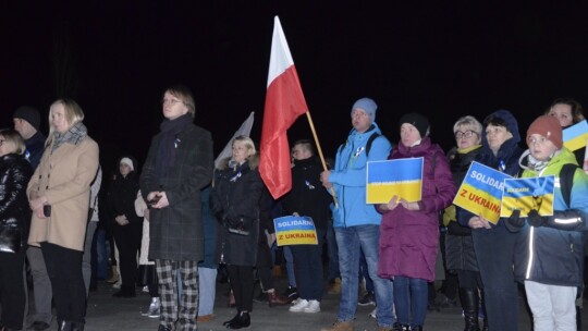 Garwolin pokazał solidarność z Ukrainą [wideo]