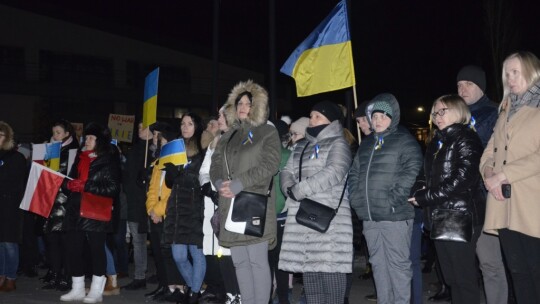 Garwolin pokazał solidarność z Ukrainą [wideo]