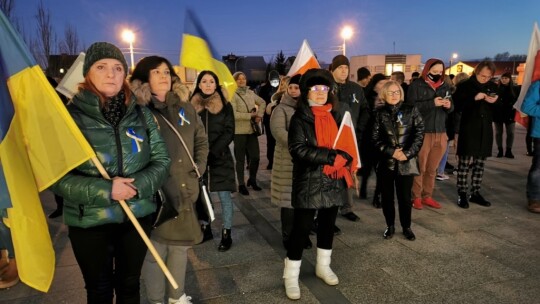 Garwolin pokazał solidarność z Ukrainą [wideo]