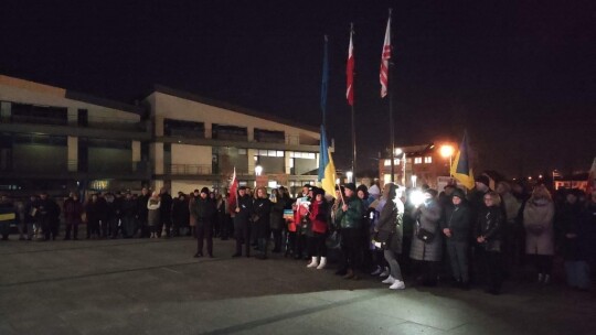 Garwolin pokazał solidarność z Ukrainą [wideo]