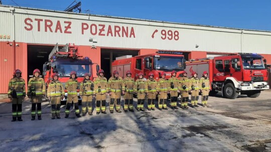 Strażacy oddali hołd ratownikom z Ukrainy [wideo]