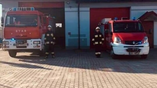 Strażacy oddali hołd ratownikom z Ukrainy [wideo]