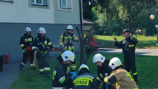 Gm. Trojanów: Ćwiczą na wypadek ewakuacji DPS