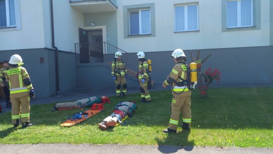 Gm. Trojanów: Ćwiczą na wypadek ewakuacji DPS