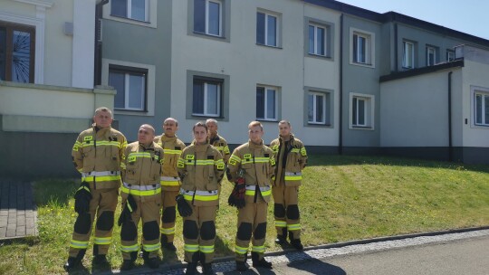 Gm. Trojanów: Ćwiczą na wypadek ewakuacji DPS