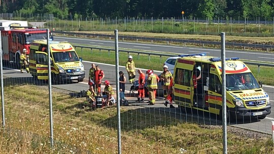 Ukrainka zasnęła na S17. Jechała z czwórką dzieci