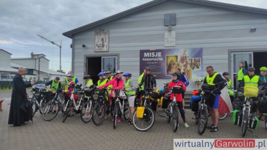 Rowerowi JP II w drodze na Jasną Górę