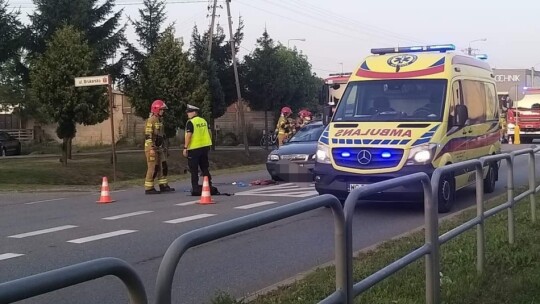 Potrącenie pieszego na Stacyjnej. 33-latek zmarł w szpitalu