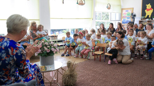 Pierwsza Dama w garwolińskim przedszkolu Pierwsza Dama w garwolińskim przedszkolu