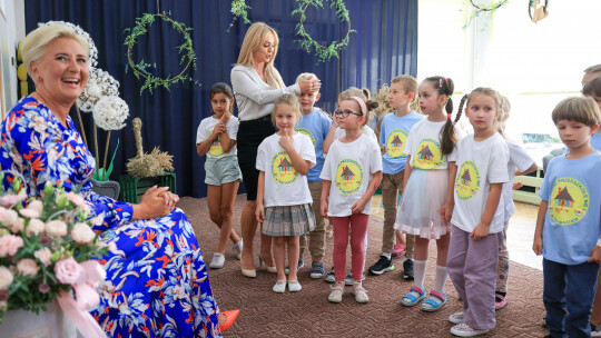 Pierwsza Dama w garwolińskim przedszkolu Pierwsza Dama w garwolińskim przedszkolu