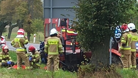 Pijany traktorzysta w rowie. Miał 4,5 promila!