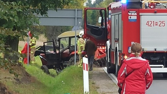 Pijany traktorzysta w rowie. Miał 4,5 promila!