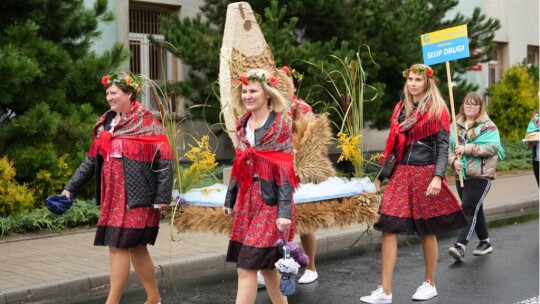 W deszczu dziękowali za plony