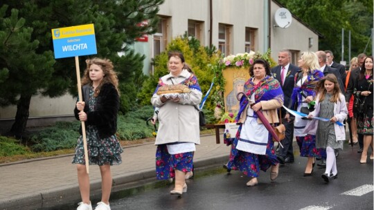 W deszczu dziękowali za plony