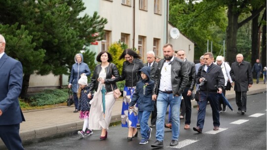 W deszczu dziękowali za plony