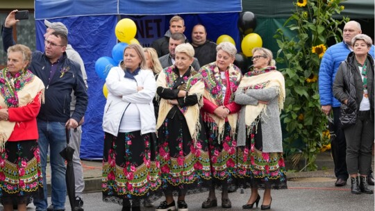 W deszczu dziękowali za plony