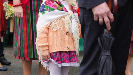 W deszczu dziękowali za plony