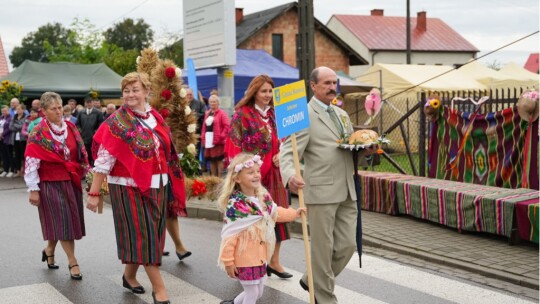 W deszczu dziękowali za plony