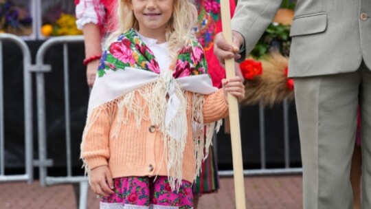 W deszczu dziękowali za plony