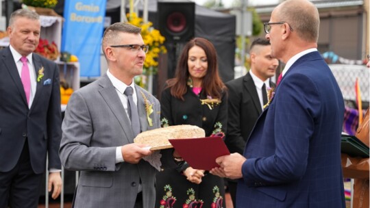 W deszczu dziękowali za plony