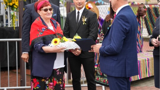 W deszczu dziękowali za plony