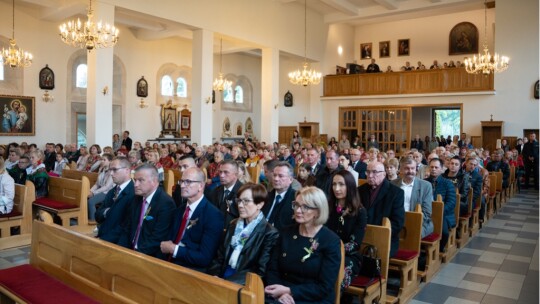 W deszczu dziękowali za plony