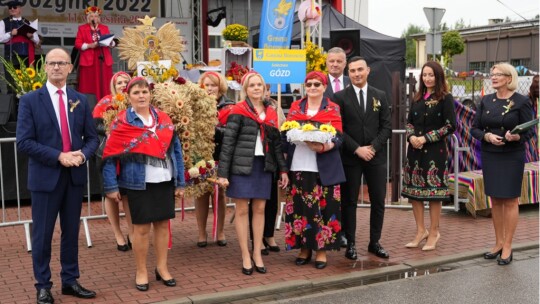 W deszczu dziękowali za plony