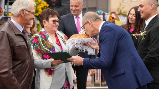 W deszczu dziękowali za plony