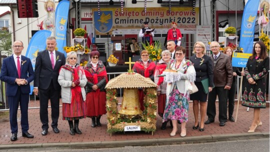 W deszczu dziękowali za plony