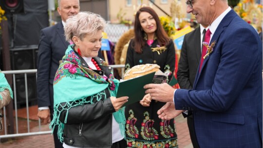 W deszczu dziękowali za plony