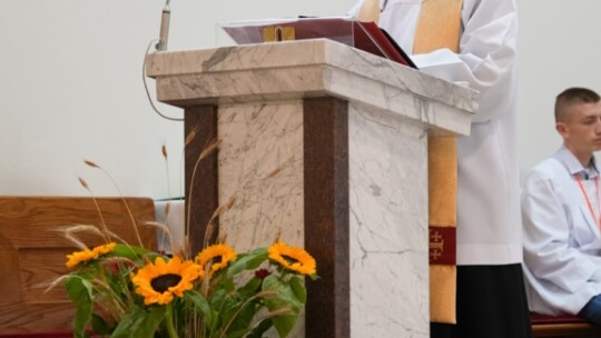 W deszczu dziękowali za plony