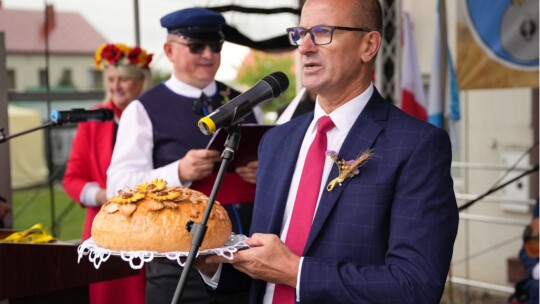 W deszczu dziękowali za plony