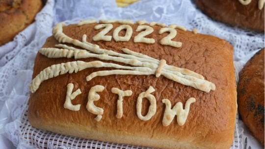 W deszczu dziękowali za plony