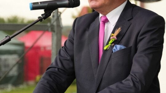 W deszczu dziękowali za plony