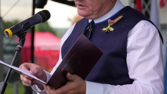 W deszczu dziękowali za plony