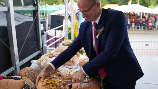 W deszczu dziękowali za plony