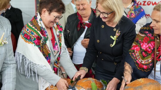 W deszczu dziękowali za plony