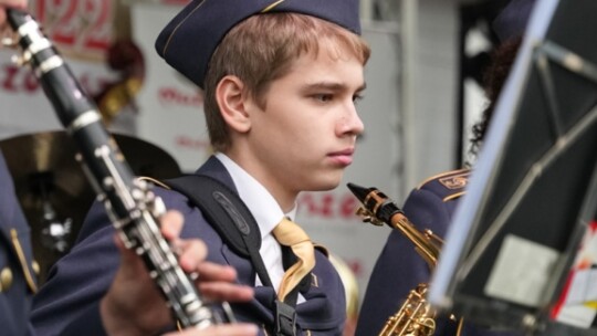 W deszczu dziękowali za plony