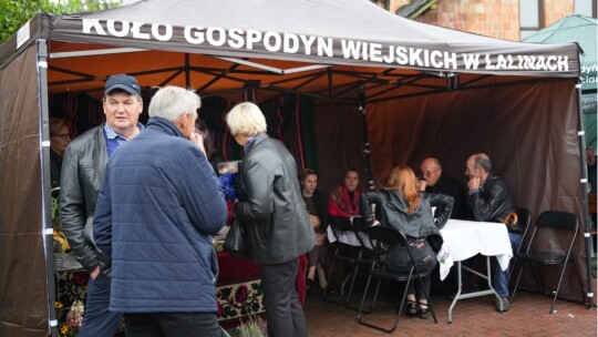 W deszczu dziękowali za plony