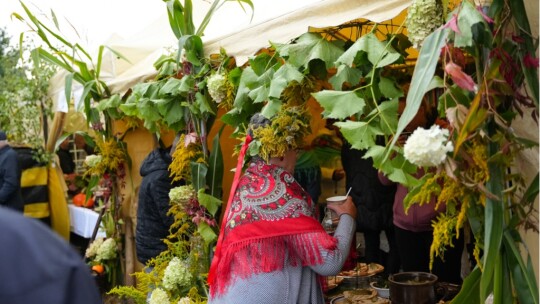 W deszczu dziękowali za plony