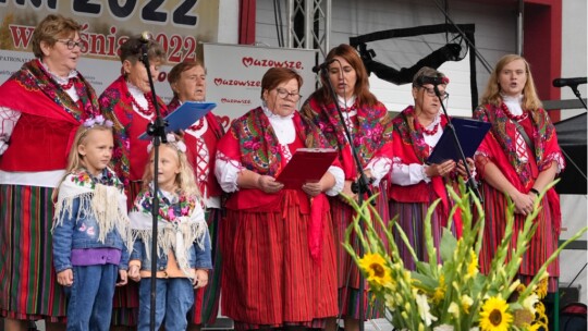 W deszczu dziękowali za plony