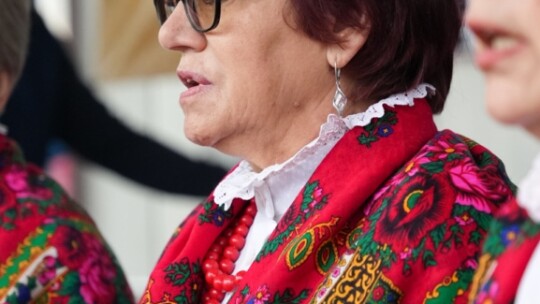 W deszczu dziękowali za plony